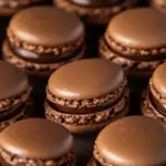 Classic Chocolate Ganache Macarons 3 Classic Chocolate Ganache Macarons