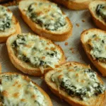 Spinach Artichoke Dip Crostini