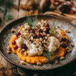 Roasted Cauliflower with Lentils & Sweet Potato Purée 3 Roasted Cauliflower with Lentils & Sweet Potato Purée