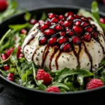 Burrata, Raspberry & Pomegranate Salad