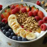 Berry Yogurt Banana Split