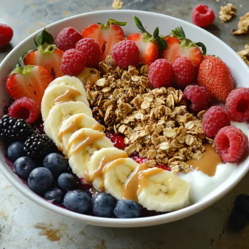 Berry Yogurt Banana Split