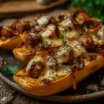 Stuffed Butternut Squash with Sausage and Cheese 3 Stuffed Butternut Squash with Sausage and Cheese