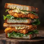 Crispy Chicken Cutlet Sandwich with Garlic Aioli 3 Crispy Chicken Cutlet Sandwich with Garlic Aioli