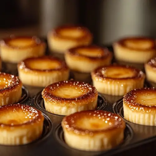Mini Crème Brûlée Cheesecakes