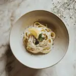 Lemon Cream Fettuccine