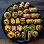 Mini Savory Party Bites Platter 3 Mini Savory Party Bites Platter