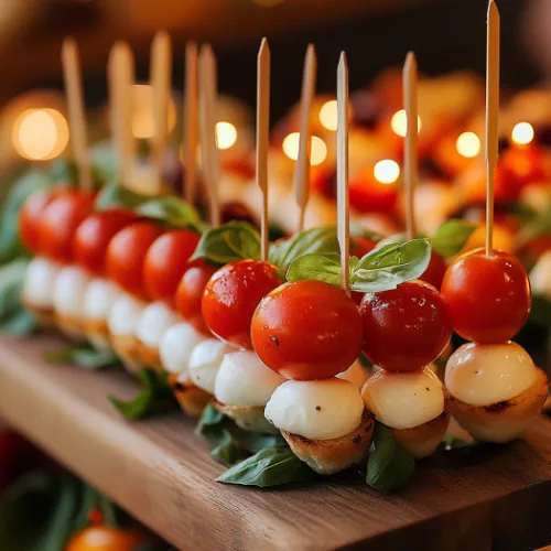 Mini Caprese Skewers
