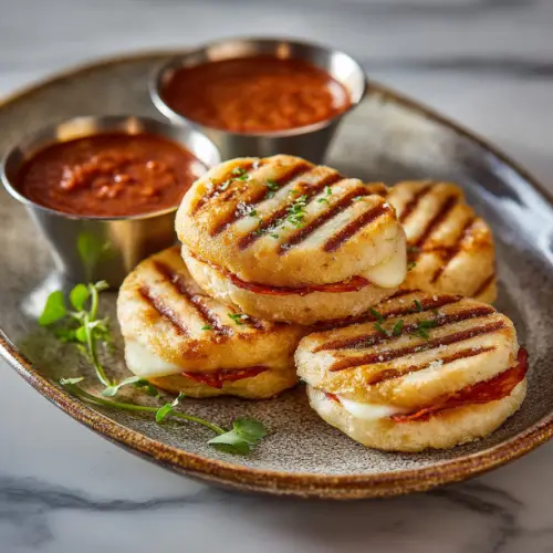 Mini Mozzarella & Pepperoni Sliders