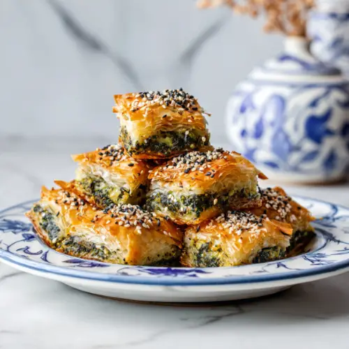 Spinach and Feta Phyllo Squares