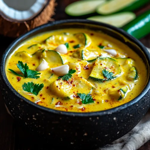 Creamy Zucchini Coconut Curry