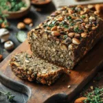 Savory Mushroom and Nut Loaf