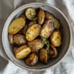 Crispy Roasted Fingerling Potatoes with Thyme