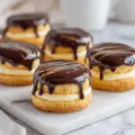 Mini Boston Cream Pie Cakes 3 Mini Boston Cream Pie Cakes