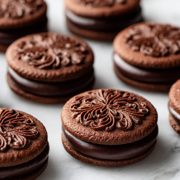 Chocolate Ganache Sandwich Cookies
