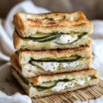 Grilled Zucchini & Goat Cheese Sandwich (Croque Courgette et Chèvre)