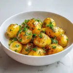 Garlic Butter Roasted Baby Potatoes