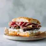 Salami & Artichoke Focaccia Sandwich