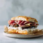 Salami & Artichoke Focaccia Sandwich