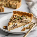 Mushroom Walnut Quiche