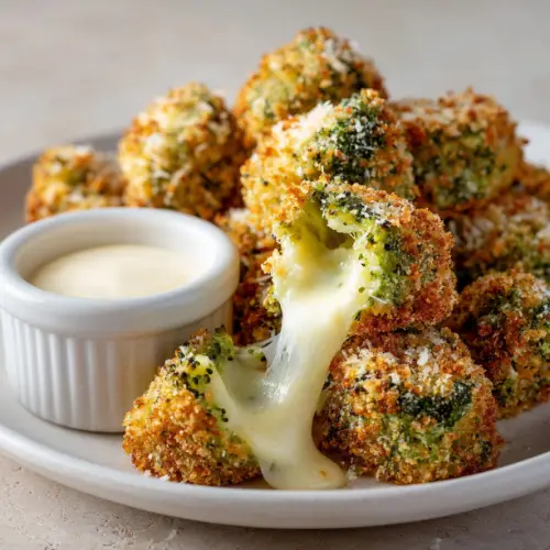Crispy Broccoli Cheese Bites