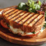 Tomato & Mozzarella Panini with Basil