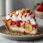 Strawberry Banana Cream Pie
