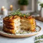Crispy Herb Potato Gratin Cake