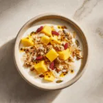 Tropical Yogurt Bowl with Mango, Passion Fruit, and Granola
