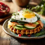 Savory Sweet Potato Waffle Breakfast Sandwich