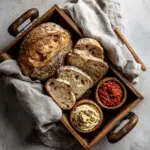 Artisan Bread Basket with Trio of Dips