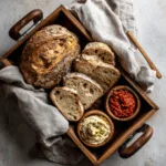 Artisan Bread Basket with Trio of Dips