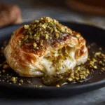Honey Pistachio Baked Brie Puff Pastry