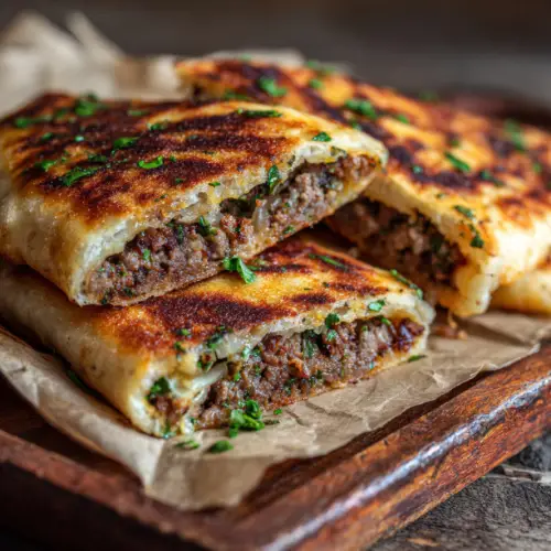 Middle Eastern Stuffed Flatbread (Arayes)