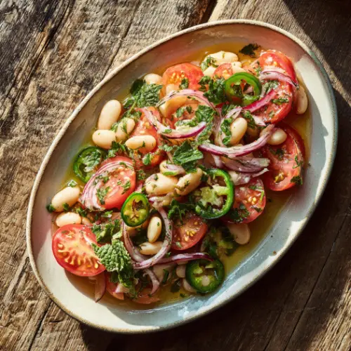 Speedy Tomato & Herby Bean Salad