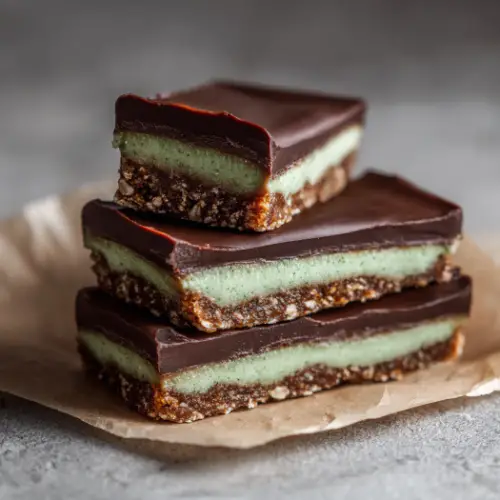 Mint Chocolate Slice Bars