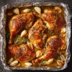 Garlic Herb Roasted Chicken Legs 3 Garlic Herb Roasted Chicken Legs