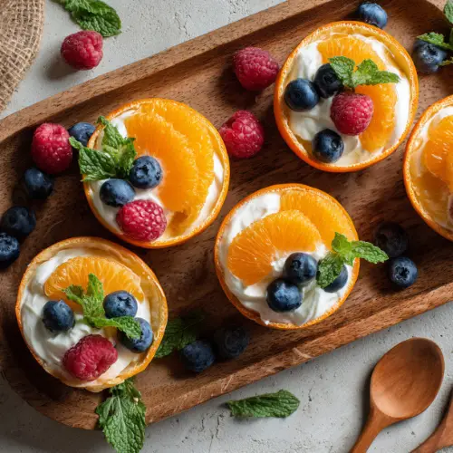 Citrus Yogurt Fruit Cups
