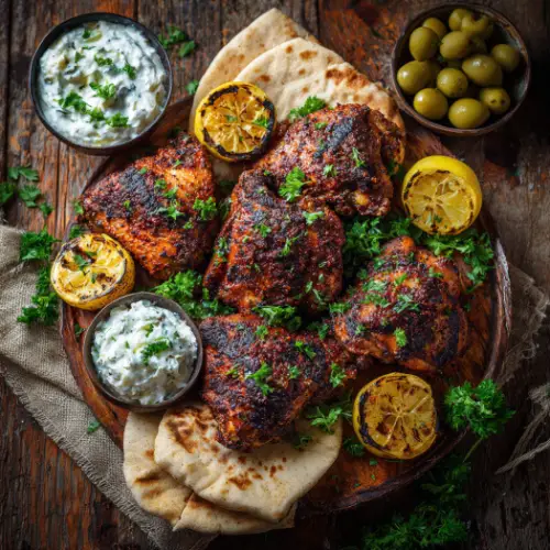 Mediterranean Grilled Chicken Thighs