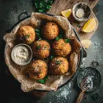 Crispy Tuna Arancini with Caper Aioli 3 Crispy Tuna Arancini with Caper Aioli