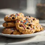 Peanut Butter Chocolate Chip Funfetti Cookies