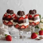 Strawberry Chocolate Brigadeiro Trifles