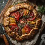 Heirloom Tomato Galette with Herbed Ricotta