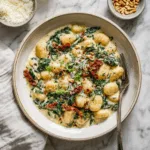 Creamy Tuscan Gnocchi with Spinach & Sun-Dried Tomatoes