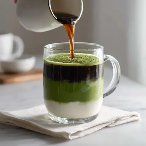 Iced Matcha Espresso Fusion Latte