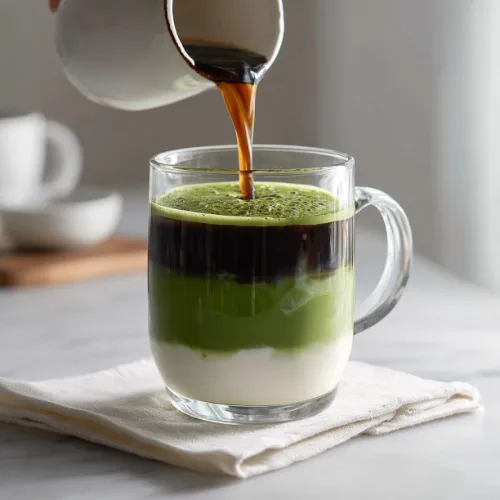 Iced Matcha Espresso Fusion Latte