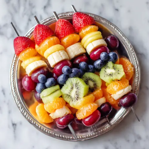 Rainbow Fruit Skewers