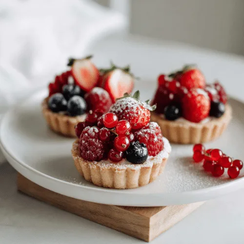 Mini Berry Almond Tartlets