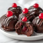Chocolate Cherry Truffle Bombs
