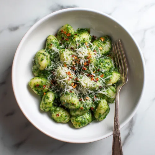 Creamy Pesto Gnocchi